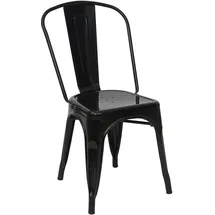 MCW Stuhl A73 Metall Schwarz