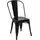 MCW Stuhl A73 Metall Schwarz