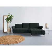 Home Affaire Eckcouch Polyester 2-Sitzer Dunkelgrün