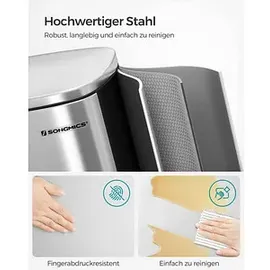 Songmics Mülleimer 50,0 l silber