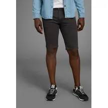 Arizona Jeansshorts gerader Schnitt, knieumspielende Länge, niedrige Leibhöhe Gr. 44, black washed, , 52476200-44