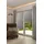 K-HOME Seitenzugrollo 85 x 200 cm grau/weiß