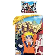 Halantex SP. z.o.o. Naruto Mehrfarbig Blau 140 x 200 cm + 70 x 90 cm