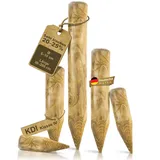 BooGardi Zaunpfosten 40 x 10 cm Braun/Holz
