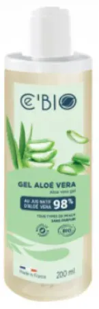 Cebio Gel Aloe Vera Bio 98% Tube 200ml