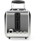 Nedis Nedis, Toaster mit 7 Bräunungsstufen: 1450W, Silber - Grau