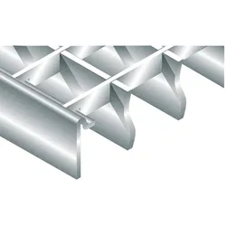 Garagenrost feuerverzinkt MT 33/33 mm -  1240 / 190 / 25 x 2