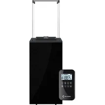 Kratki Terrassenheizer Patio Mini Glas schwarz automatische Steuerung 8,2kW - Schwarz