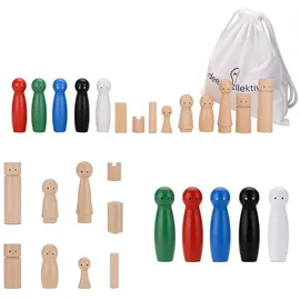 ideen.kollektiv zusätzliche Figuren für das Systembrett oder Familienbrett Coaching Holzfiguren