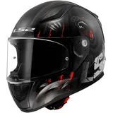 LS2 FF353 Rapid II Claw, Integralhelm - Schwarz/Grau/Rot - XXL