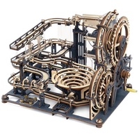 Robotime Modellbausatz ROKR Murmelbahn Night City LGA01 3D-Holzpuzzle 294 Teile