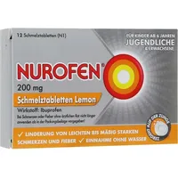 RECKITT Nurofen 200 mg Schmelztabletten Lemon 12 St.