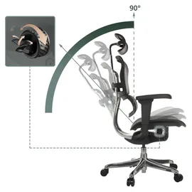 HJH Office Ergohuman Ultra Gen2 Netz Schwarz