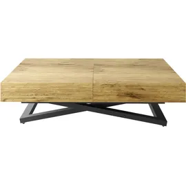 WFL GROUP Cavetta U Braun Eiche 120 x 80 x 76 cm