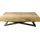 WFL GROUP Cavetta U Braun Eiche 120 x 80 x 76 cm