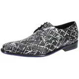 Floris van Bommel Schuhe schwarz weiß 18159 für Herren, schwarz, Größe 45 1⁄3 EU / 10,5 UK