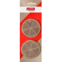 Seitenrückstrahler mit 60 mm Durchmesser, in Weiß, von Trailer Pool, 2 Stück