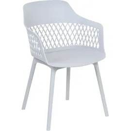 Beliani Esszimmerstuhl 2er Set ALMIRA Hellgrau