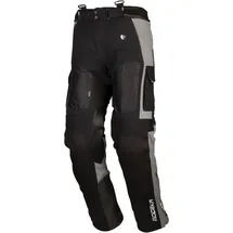 Modeka AFT Air Textilhose wasserdicht - Grau/Schwarz - Kurz 4XL