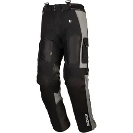 Modeka AFT Air Textilhose wasserdicht - Grau/Schwarz - Kurz 4XL