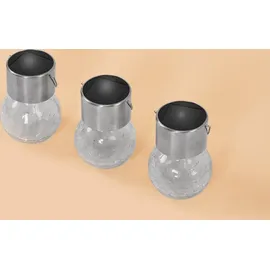 esotec Solar Hängeleuchten 3er-Set CRACKLE Balls kaltweiß 102308