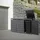 ML-Design Mülltonnenbox 196 x 80 x 120 cm anthrazit