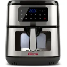 Girmi FG89 Heißluftfritteuse, Einzeln, 9,2 l, 2100 W, Schwarz, Stahl - Schwarz/Silber
