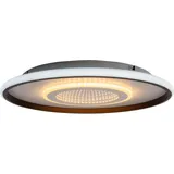 NÄVE Näve, LED-Deckenleuchte 1408277, 40W, 1800lm, 3D-Effekt, weiß/schwarz