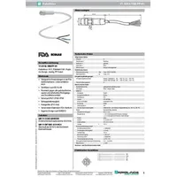 Pepperl+Fuchs Kabeldose V1-GV4A-10M-PP-H1