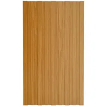 vidaXL Dachpaneel 12 pcs Natur 80 x 45 cm Verzinkter Stahl