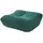 [en.casa] Fußhocker Kodsø Cord 35 x 80 x 65 cm Grün