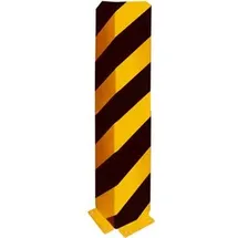 Schake Anfahrschutz für Regale, L-Profil, 5mm Stahl, BxH 160 x 800mm