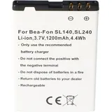 AccuCell Akku passend für den Handy Akku Bea-Fon SL140, SL240 Akku BS-03, EP-600, RCB01P04, SL140/SL240