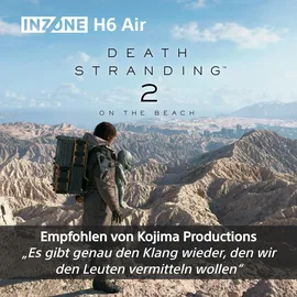 Sony INZONE H6 Air – kabelgebundenes Open-Back-Gaming-Headset – 360 Spatial Sound leichtes 199-g-Design, abnehmbares Bügelmikrofon,