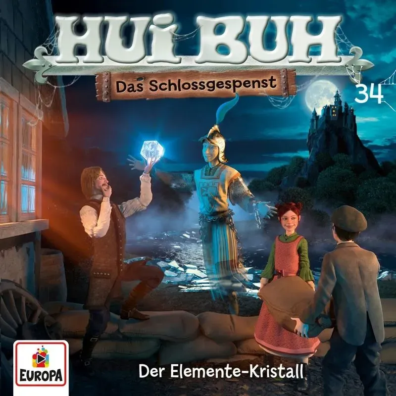 Hui Buh  Das Schlossgespenst  Neue Welt - Der Elemente-Kristall 1 Audio-Cd - HUI BUH neue Welt  HUI BUH Neue Welt (Hörbuch)