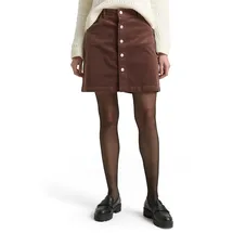 Tom Tailor Mini Rock Samt Braun/Bronze XL