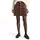 Tom Tailor Mini Rock Samt Braun/Bronze XL