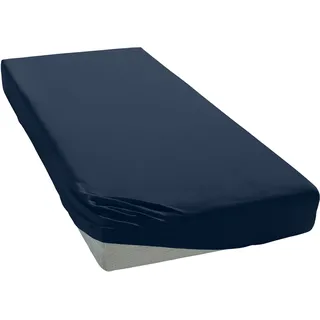 Microfaser-Jersey 180 x 200 cm blau