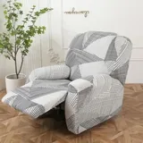 4-teiliger, Weicher Stretch-sesselbezug, Rutschfester Sofabezug Mit Seitentasche B
