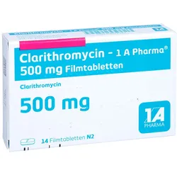 CLARITHROMYCIN-1A Ph.500mg Filmtabletten 14 St