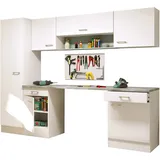 Flex-Well Lucca Mehrzweckschrank-Set 260 x 60 x 200 cm Weiß