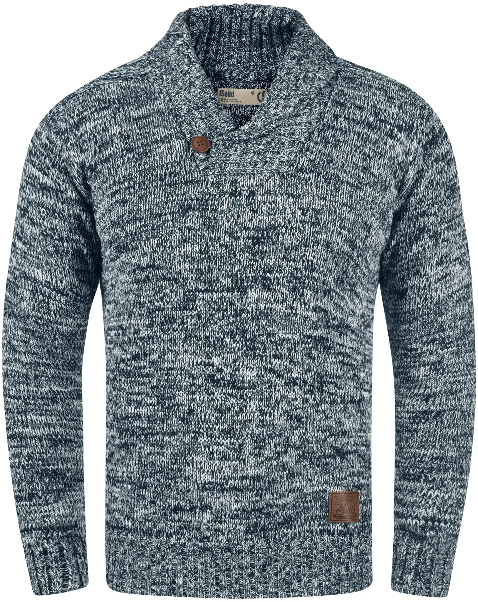 Schalkragenpullover SOLID 