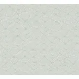 Profhome 387423-GU Ethno Tapete Grafisch Matt Grün Weiß minz-Grün 0,53 m x 10,05 m 5,33 m2