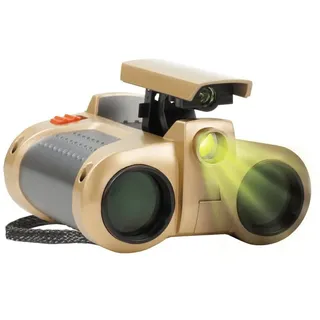 ChuShengQ 4 x 30 mm tragbares Reise-Fernglas mit niedriger Nachtsicht - Kinderfernglas für Abenteuer, Strand, Fernglas für Vögel, Jagd, Reisen, Sightseeing, Geschenk