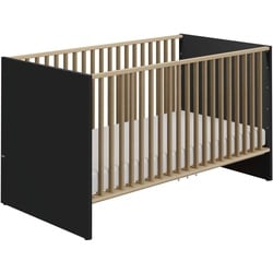 Paidi Babybett Tomke 70 x 140 cm Dekor Schwarz