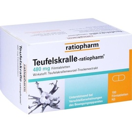 Ratiopharm Teufelskralle-ratiopharm Filmtabletten 100 St