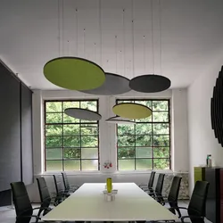 Deckensegel-Set ceiling round Deckenträger Farbe: grau, Größe: 100x100x2,5cm