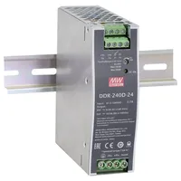 MeanWell Mean Well DDR-240C-24 Hutschienen-DC/DC-Wandler (DIN-Rail) 24 V/DC 10
