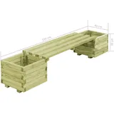 vidaXL Gartenbank 150 x 60 x 85 cm Grün