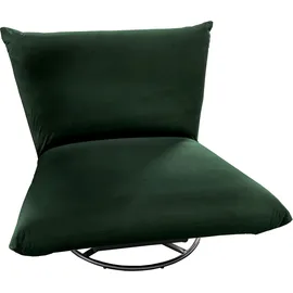 INOSIGN Drehsessel »Cremona« 360° drehbar mit Metallfuß grün